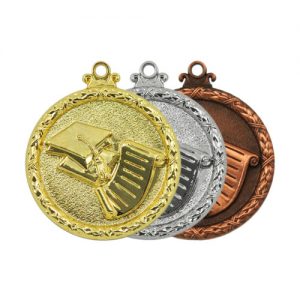50mm-Medal-Academic-Gold-Silver-or-Bronze-Free-Ribbon