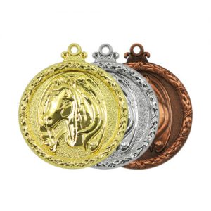 50mm-medal-horse-gold-silver-or-bronze-free-ribbon
