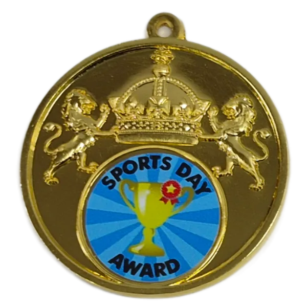 50mm Crown Sportsday Gold Medal Image